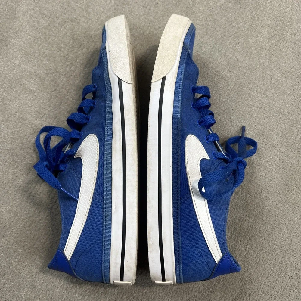 Nike Court Legacy Canvas Mens Blue White Low Top Sneakers CW6539-401 Size 8.5